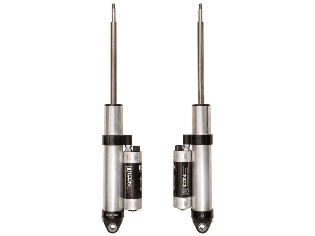 Icon 2.5 Piggyback Reservoir CDCV Shocks Pair for 2014-2022 Ram 2500