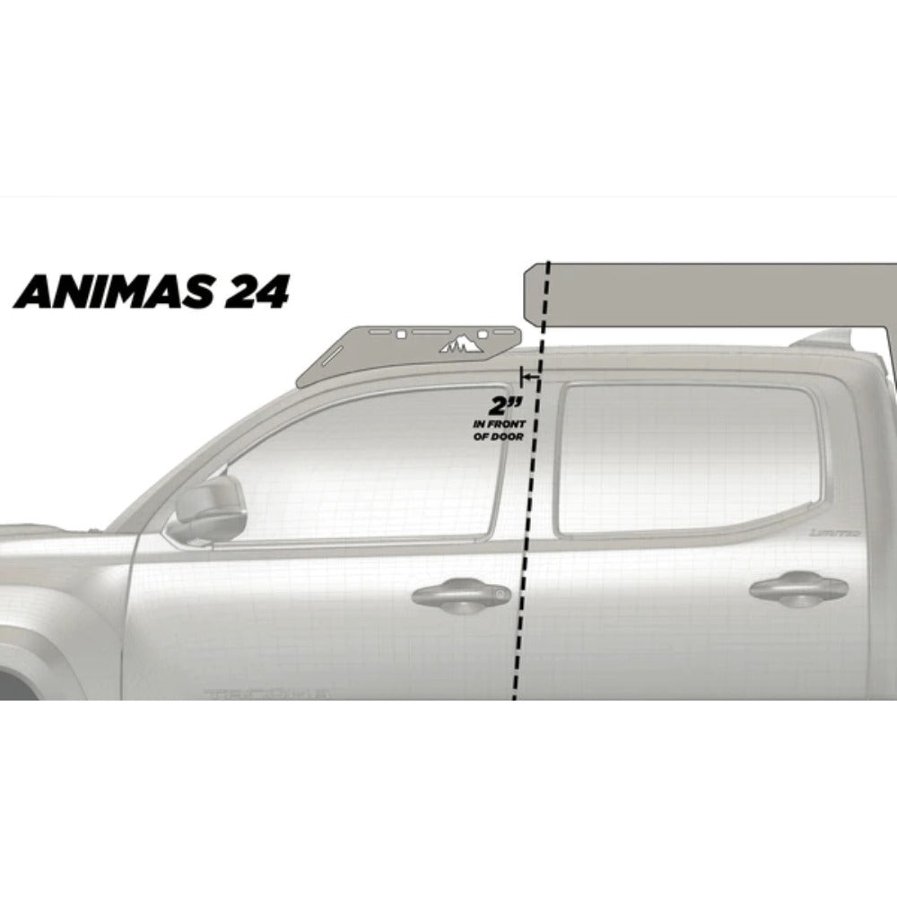 The Animas Roof Rack Fits 2005-2023 Toyota Tacoma Camper
