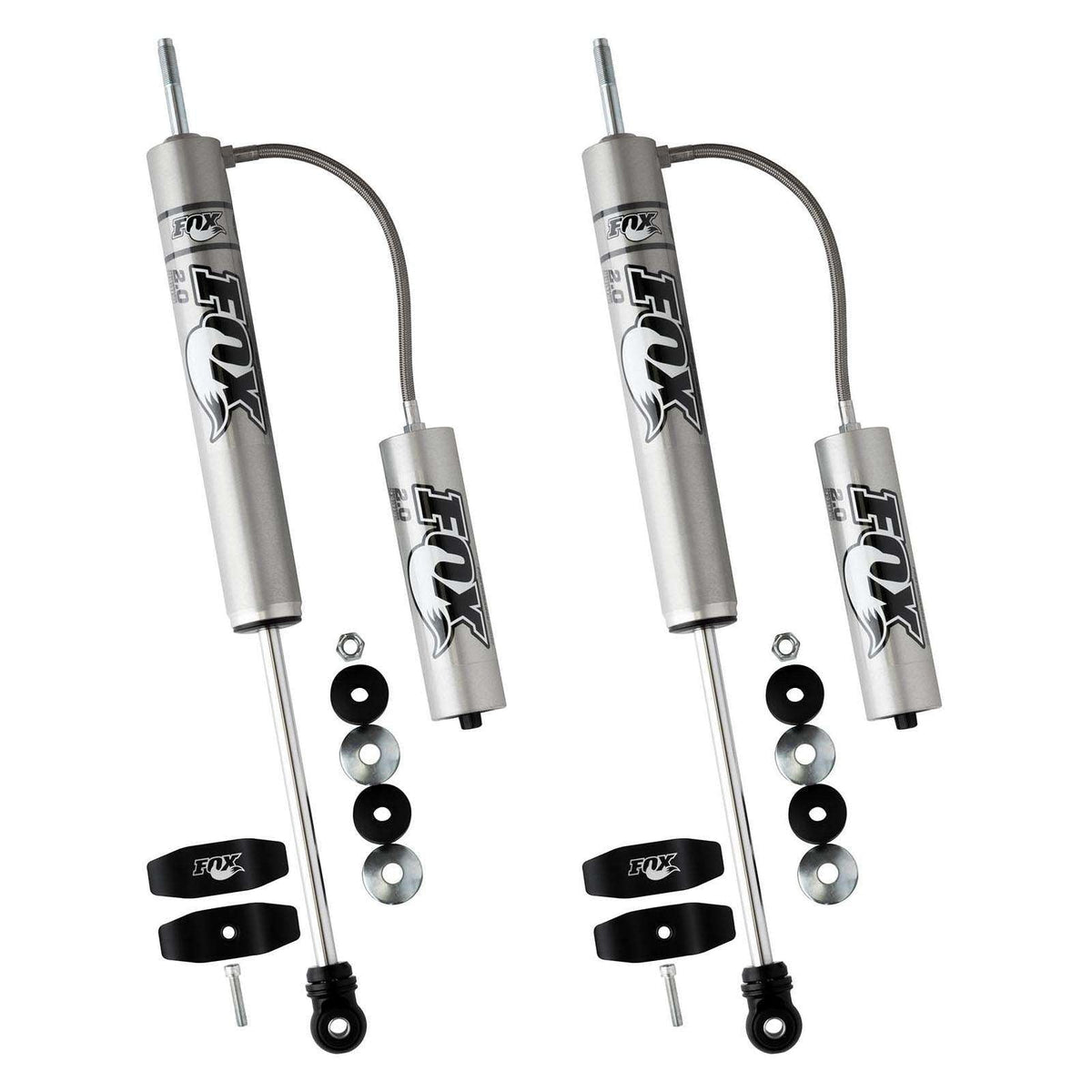 Fox 2.0 Performance Series Shocks w/ Reservoir Front Pair for 2017-2024 Ford F450 Super Duty 4WD RWD