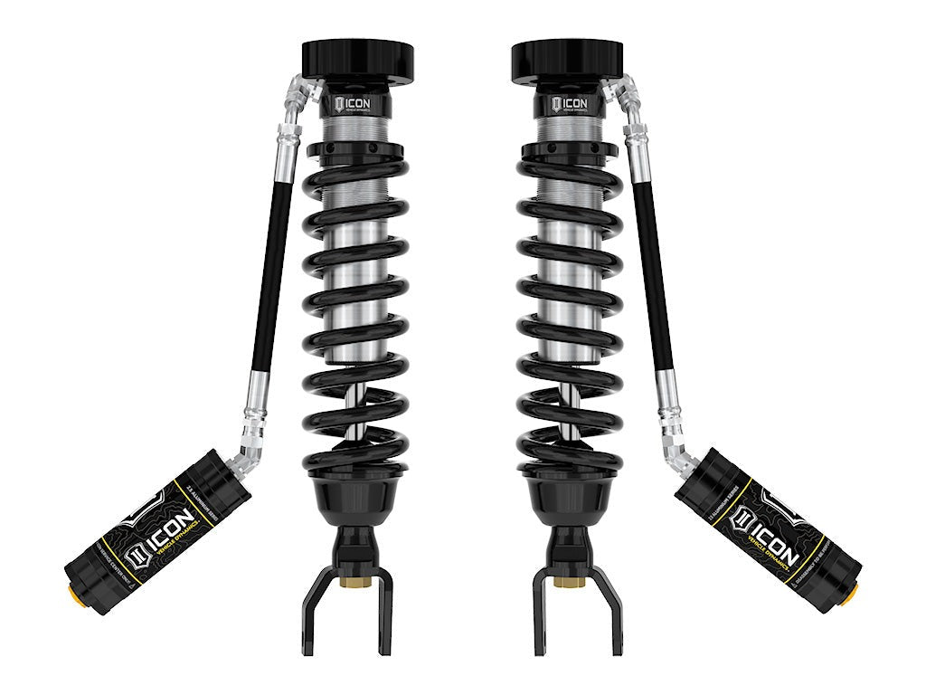 Icon 2.5 Remote Reservoir Coilovers Pair for 2019-2024 Ram 1500