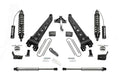 Fabtech 6" Radius Arm System w/Front Dirt Logic 2.5 Coilovers w/Reservoir & Rear 2.25 Shocks Kit for 2017-2024 Ford F250 Super Duty 4WD w/6" lift