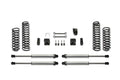 Fabtech 3" Sport System w/Dirt Logic 2.25 Shocks Kit for 2007-2018 Jeep Wrangler JK 4WD w/3" lift 2DR