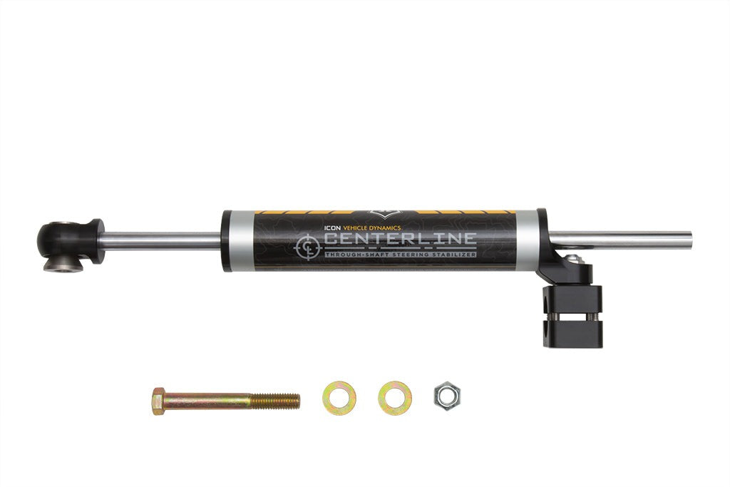 Icon Centerline Stabilizer Kit Steering Stabilizer for 2007-2018 Jeep Wrangler JK 4WD