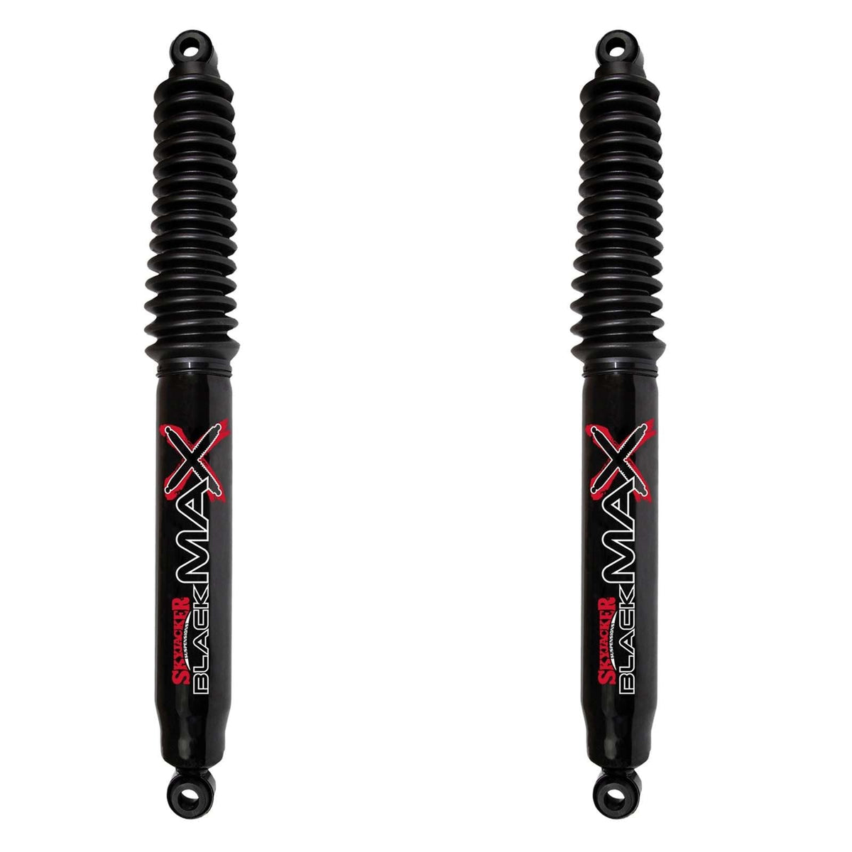 Skyjacker Black MAX Hydro Shocks Rear Pair for 2014-2018 Chevrolet Silverado 1500 4WD RWD w/1.5-3" lift