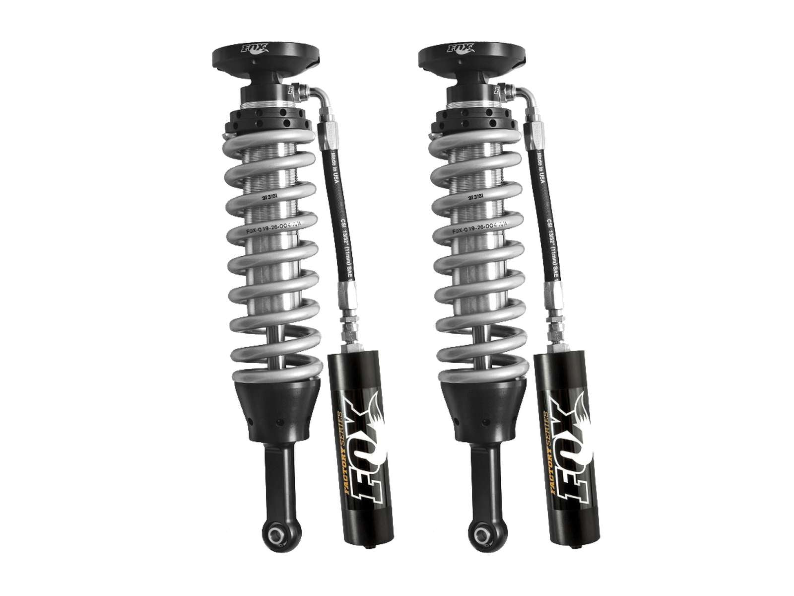 Fox 2.5 Factory Series Coilovers w/ Reservoir Front Pair for 2015 GMC Yukon XL