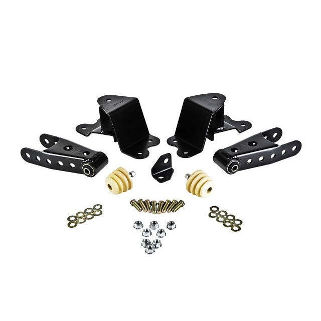 Belltech 6500 Leaf Spring Hanger Lowering Kit 4" Drop Leaf Spring Shackle & Hanger Kit (Front Hanger/Rear Shackle)