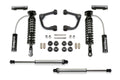 Fabtech 2" Uniball UCA System w/Front Dirt Logic 2.5 Coilovers w/Reservoir & Rear 2.25 Shocks Kit w/2" lift 2015-2020 Ford F-150 4WD