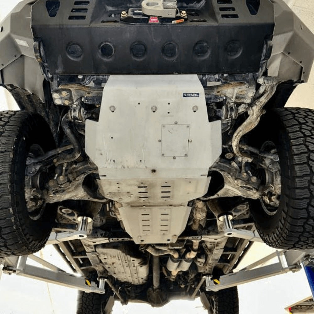 RIVAL Aluminum Engine Skid Plate Fits 2007-2021 Toyota Land Cruiser