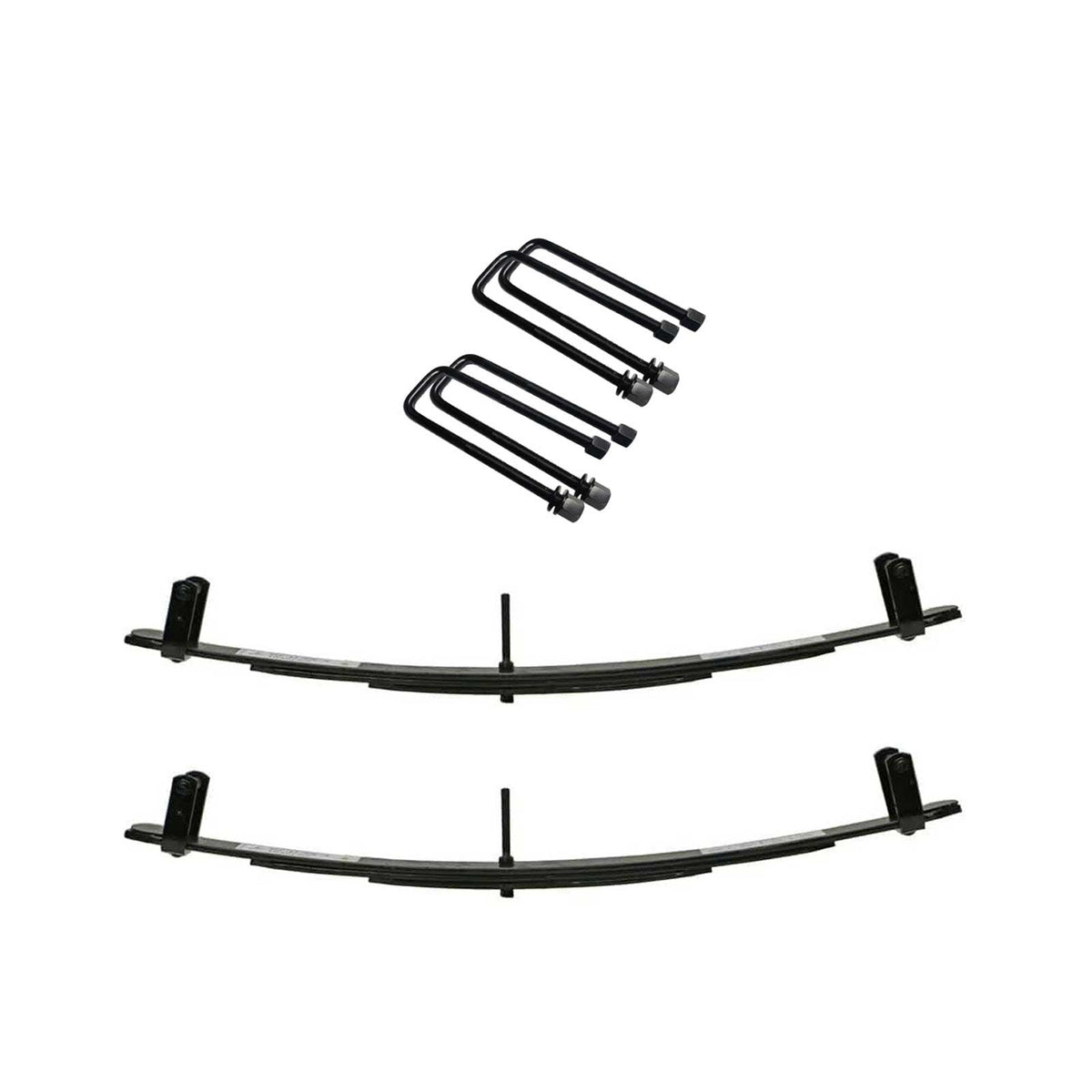 Deaver Front 2" Mini Pack Leveling Lift Leaf Springs + U-Bolts Kit for 1999-2004 Ford F250 Super Duty 4WD