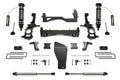 Fabtech 6" Performance System w/Front Dirt Logic 2.5 Coilovers w/Reservoir & Rear 2.25 Shocks Kit for 2016-2024 Nissan Titan XD 4WD w/6" lift