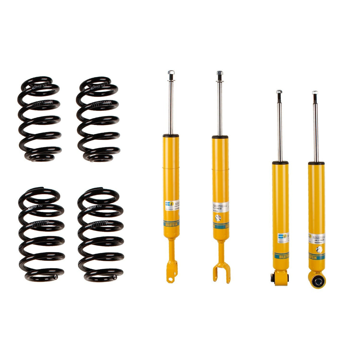 Bilstein 46-188496 Front and Rear B12 (Pro-Kit) Suspension Kit Audi A4 Quattro