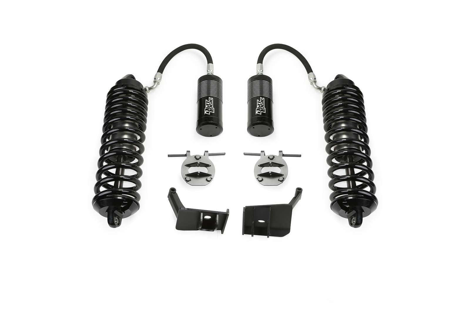 Fabtech 6" Front Dirt Logic 4.0 Resi Coilover Conversion System Kit for 2008-2016 Ford F250 Super Duty 4WD w/6" lift
