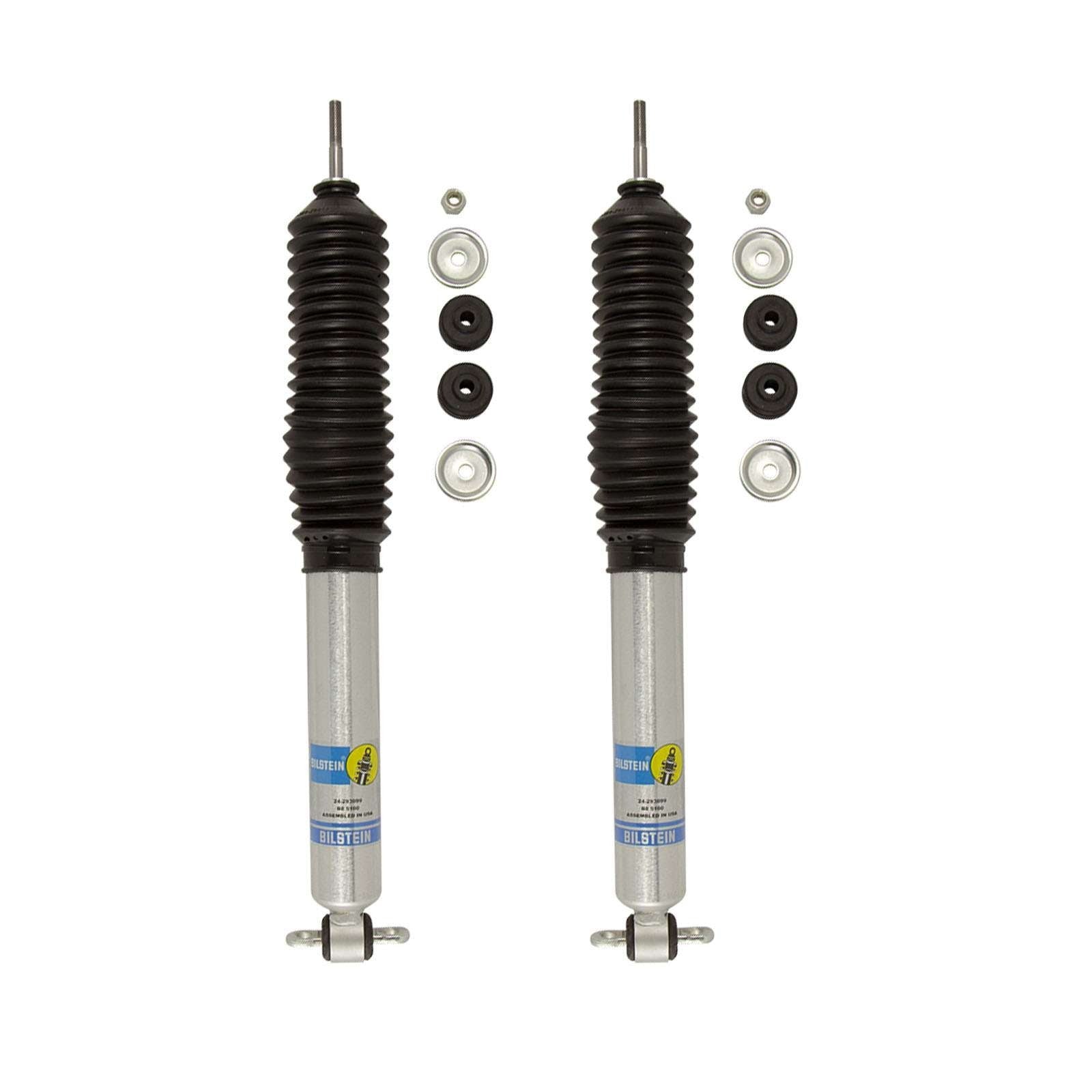 Bilstein 5100 Monotube Shocks Front Pair for 1996-2006 Jeep Wrangler 4WD TJ LJ