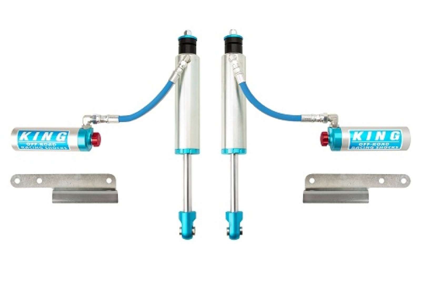 King Shocks 2.5 Performance w/ Remote Reservoir Shocks Front Pair for 1998-2012 Toyota Land Cruiser 100 4WD