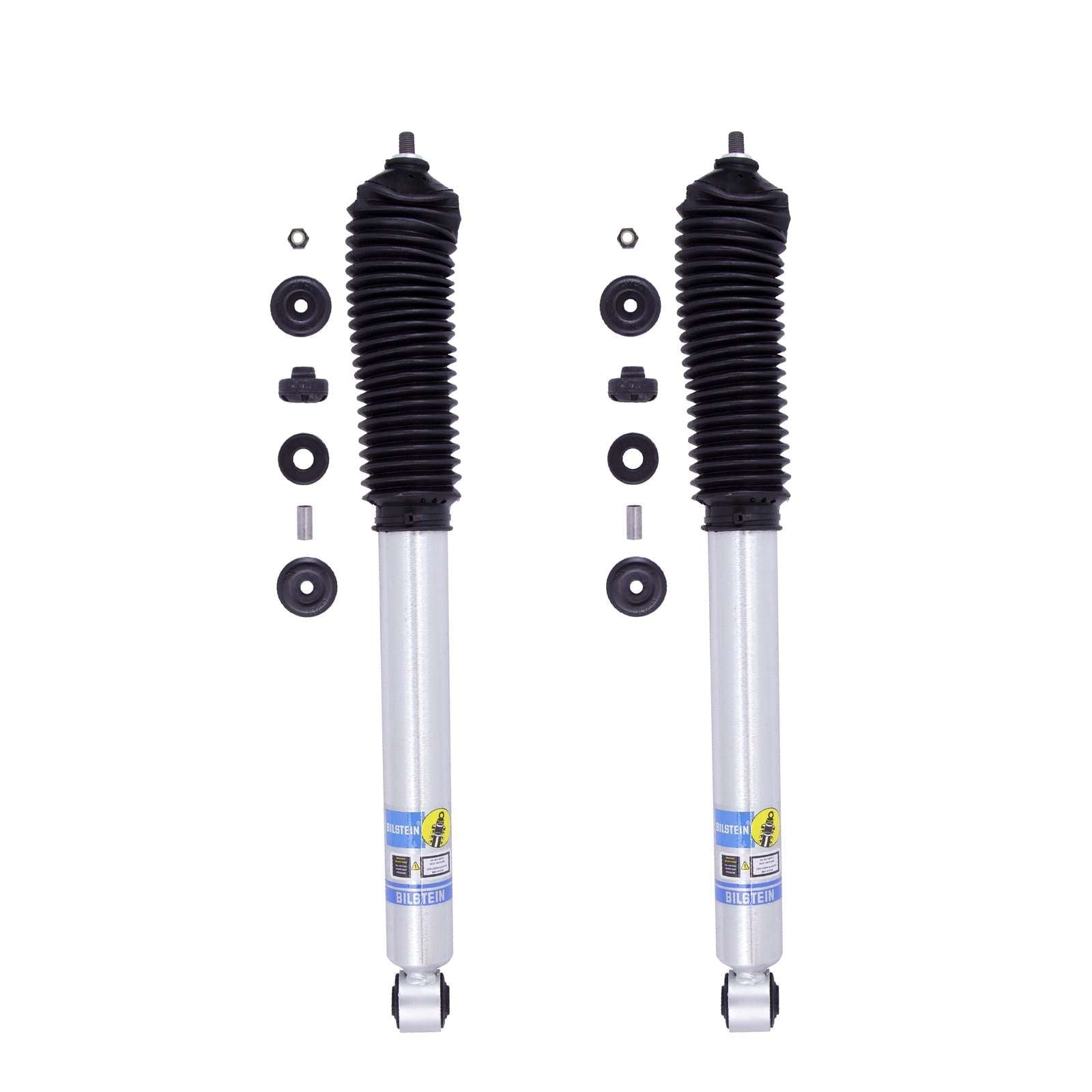Bilstein 5100 Monotube Shocks Rear Pair for 2014-2024 Ram 2500 4WD