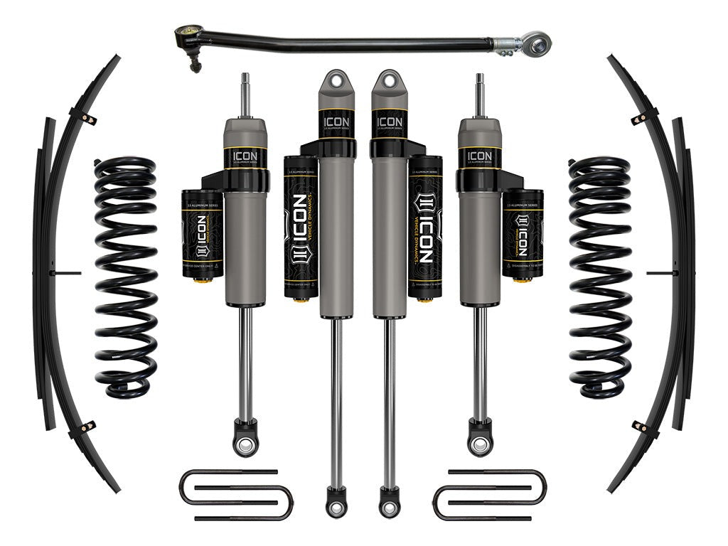Icon 2.5" Stage 3 Suspension System w/Expansion Pack Kit for 2020-2022 Ford F250 Super Duty 4WD Diesel Crew Cab Pickup