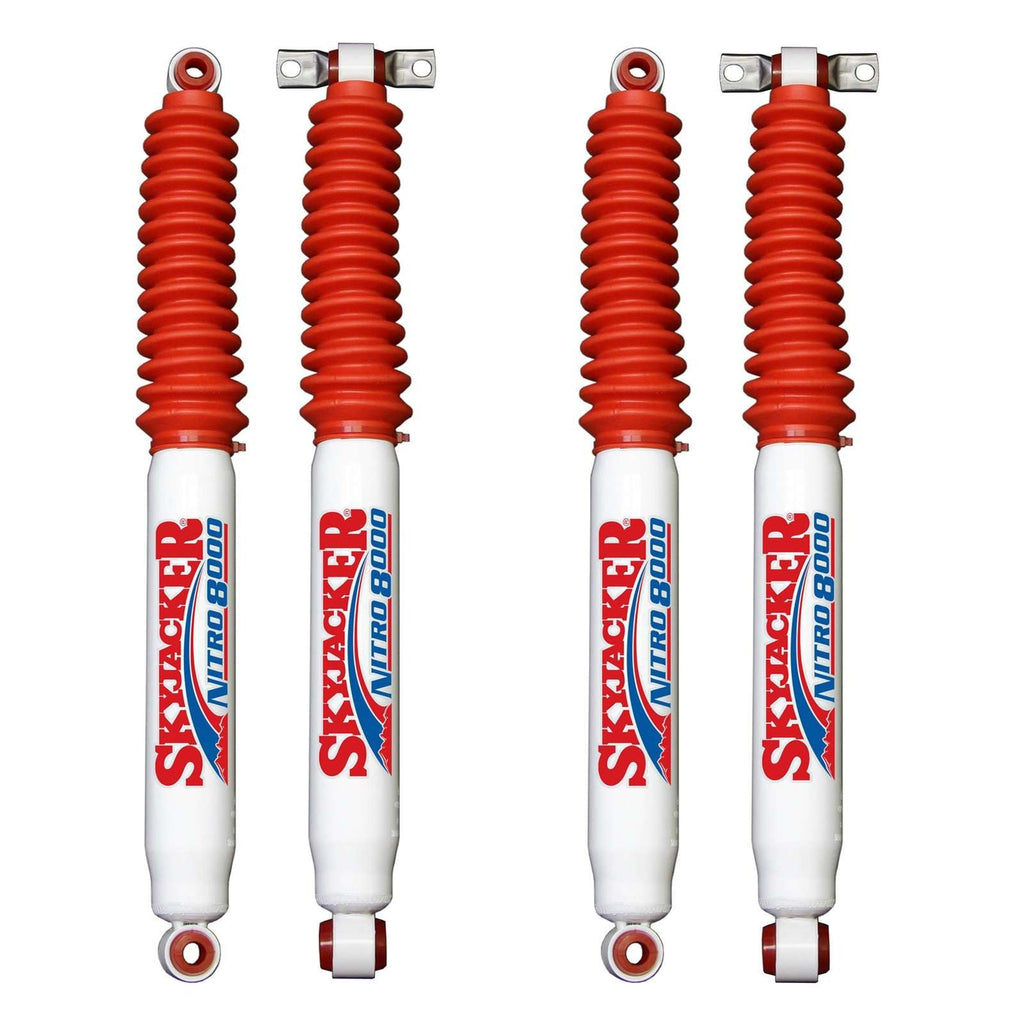 Skyjacker N8000 Nitrogen Gas Shocks Set for 1988-1999 Chevrolet K1500 4WD