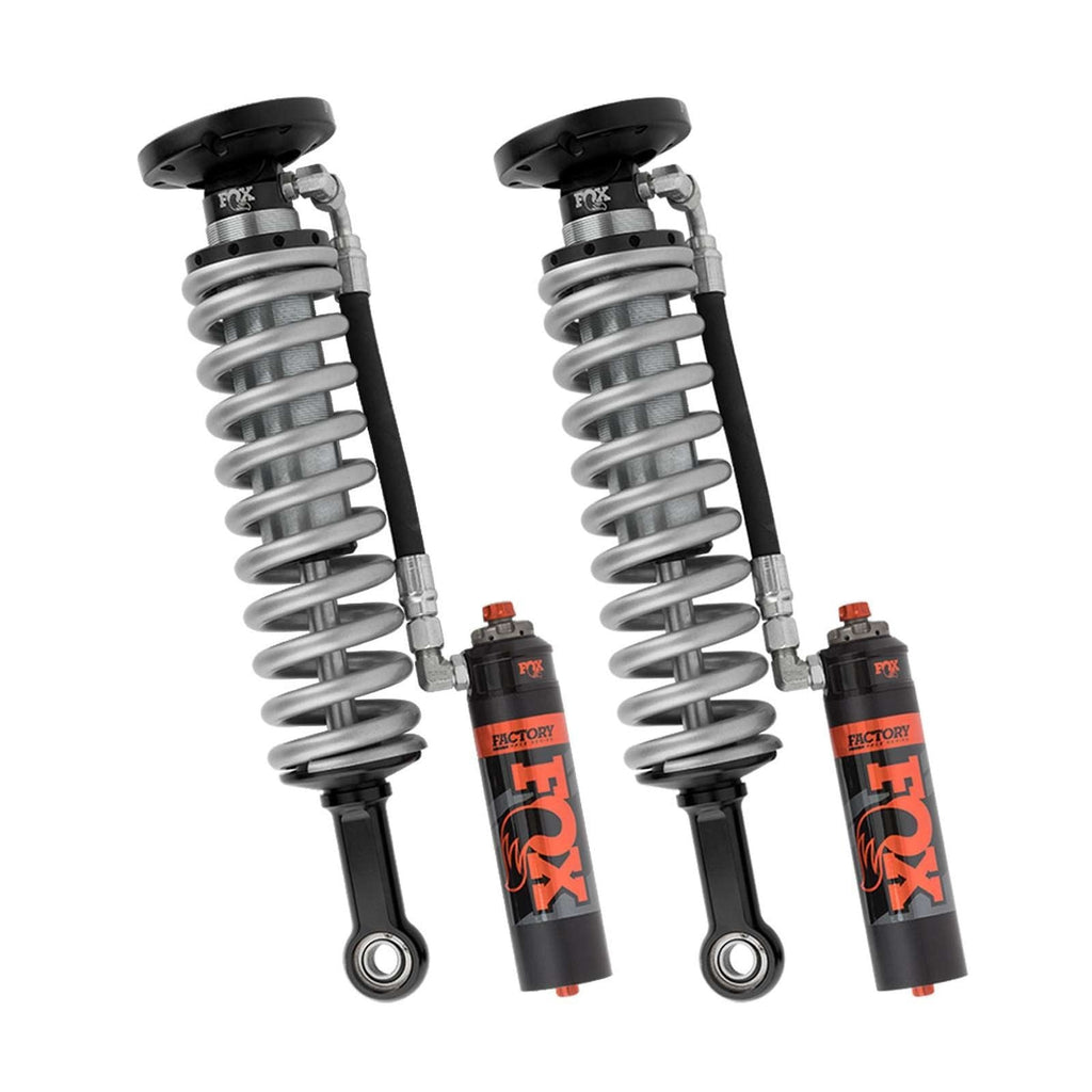 Fox 2.5 Factory Series Coilovers w/ DSC Reservoir Front Pair for 2019 GMC Sierra 1500 Limited w/0-3" lift w/ UCA