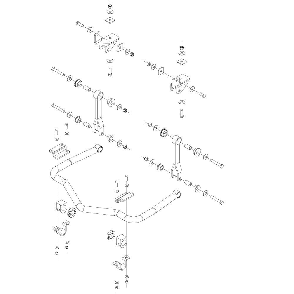 Roadmaster 1139-211 Rear Sway Bar Kit