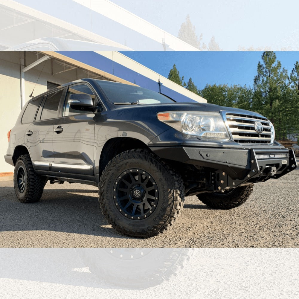 Low Profile Modular Front Bumper Fits 2008-2021 Toyota Land Cruiser 200