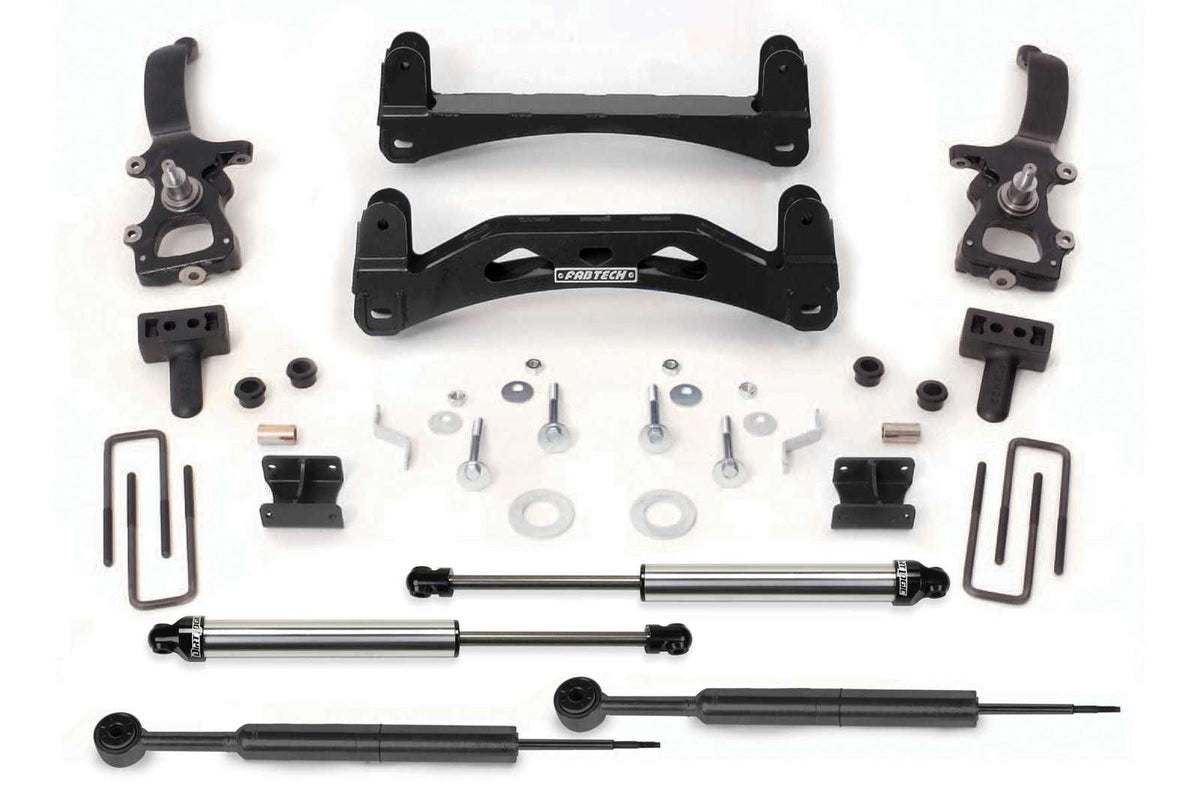 Fabtech 6" Basic System w/Dirt Logic Shocks Kit for 2004-2008 Ford F150 RWD w/6" lift