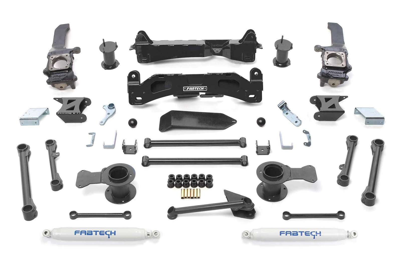 Fabtech 6" Basic System w/Performance Shocks Kit for 2010-2014 Toyota FJ Cruiser 4WD w/6" lift