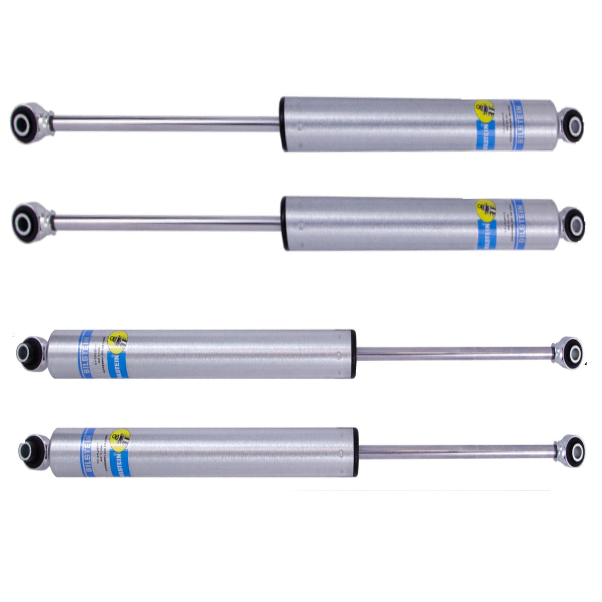 Jeep Wrangler Complete Set Front and Rear B8 5100 Shock Absorbers (3-4.5" Rear Lift)