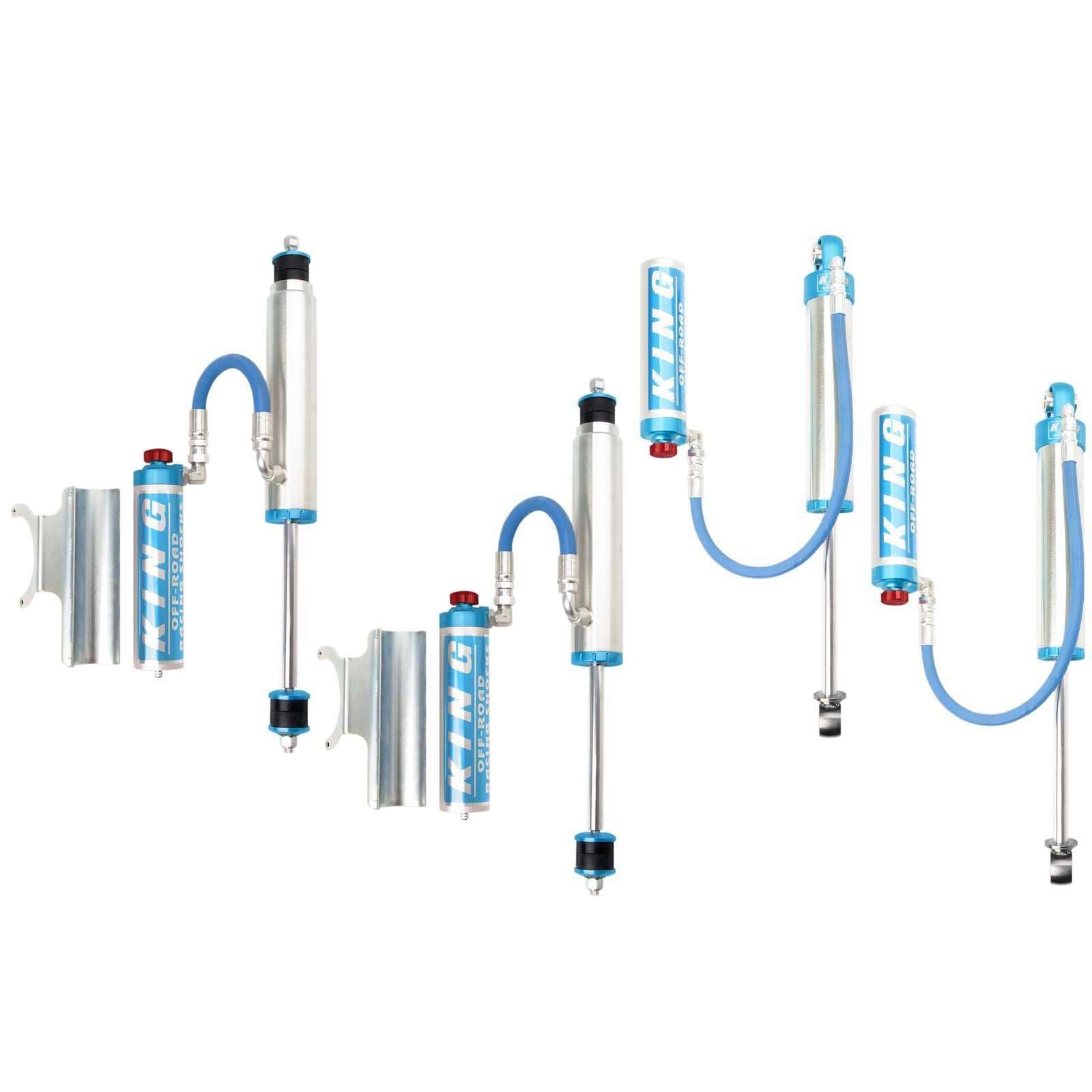 King Shocks 2.5 Performance w/ Remote Reservoir Shocks Set for 1984-2020 Toyota Land Cruiser 78 Series 4WD