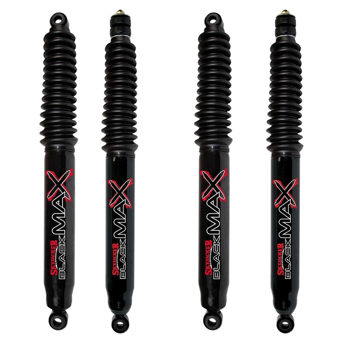 Skyjacker Black MAX Hydro Shocks Set for 2001-2010 GMC Sierra 2500 HD 4WD