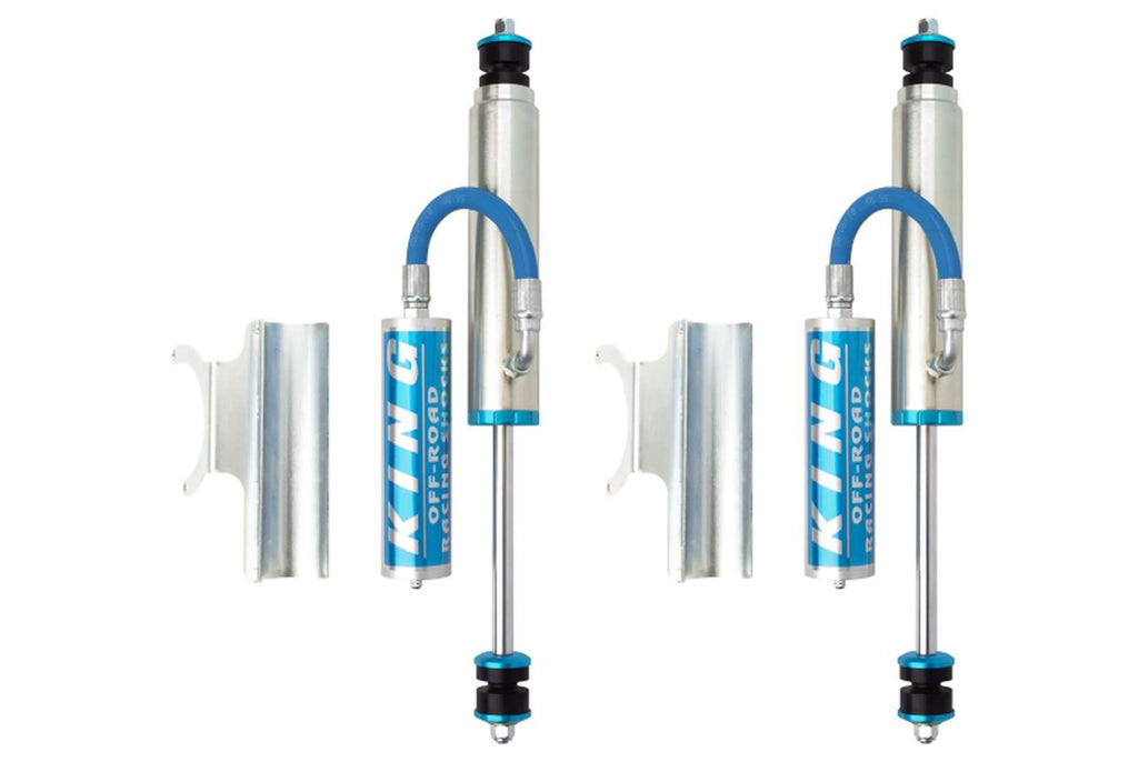 King Shocks 2.5 Performance w/ Remote Reservoir Shocks Front Pair for 1984-2020 Toyota Land Cruiser 79 Series 4WD