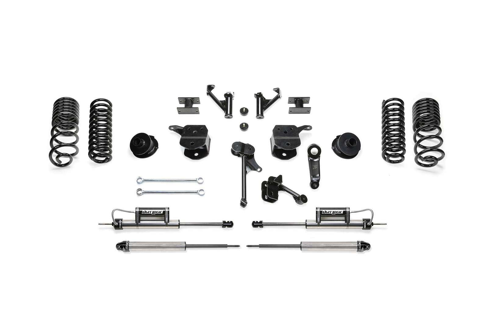 Fabtech 5" Basic System w/Coil Springs & Dirt Logic Shocks Kit for 2010-2018 Ram 2500 4WD w/5" lift