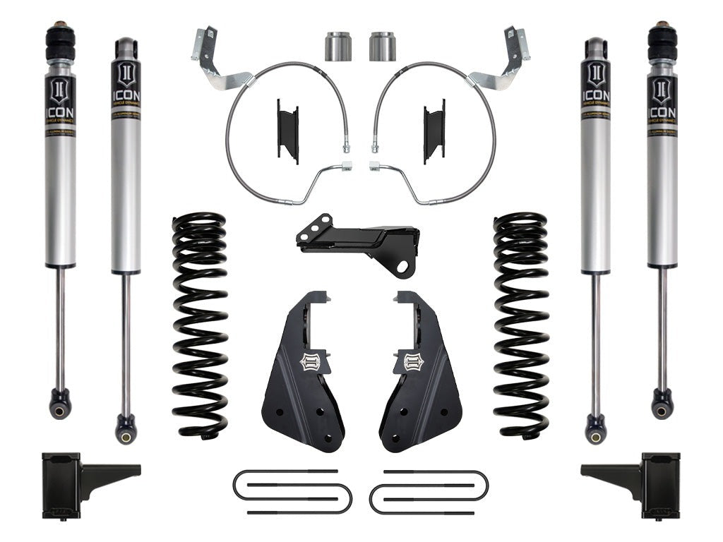 Icon 4.5" Stage 1 Suspension System Kit for 2023-2026 Ford F350 Super Duty 4WD Diesel Crew Cab Pickup