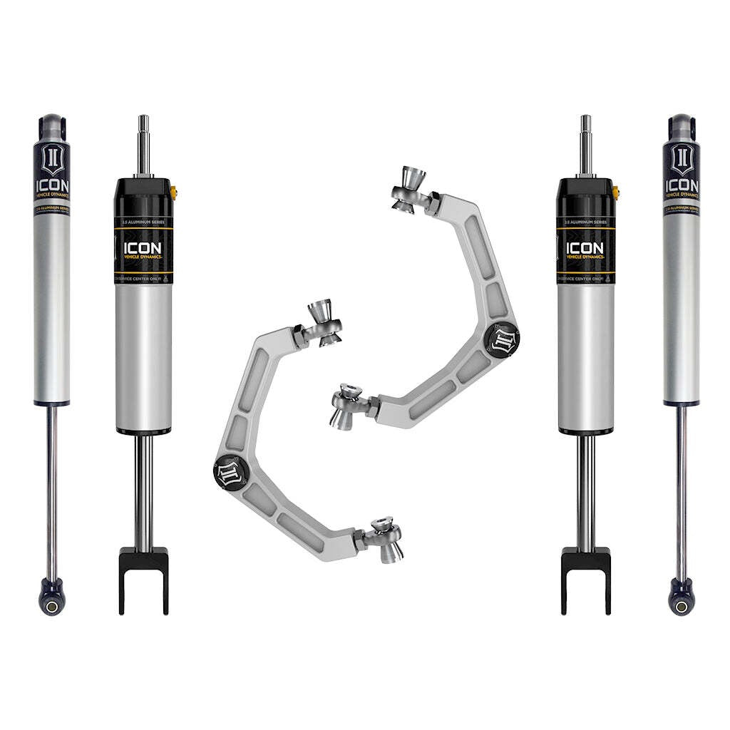 ICON K78351 Stage 1 Suspension System Billet UCA GM 2500/3500 HD 0-2" Lift