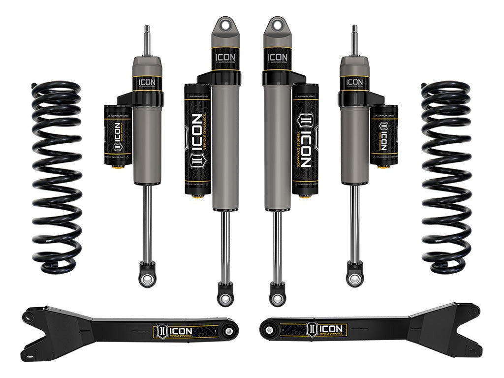 Icon 2.5" Stage 2 Suspension System w/Radius Arms Kit for 2023-2025 Ford F250 Super Duty 4WD Gas