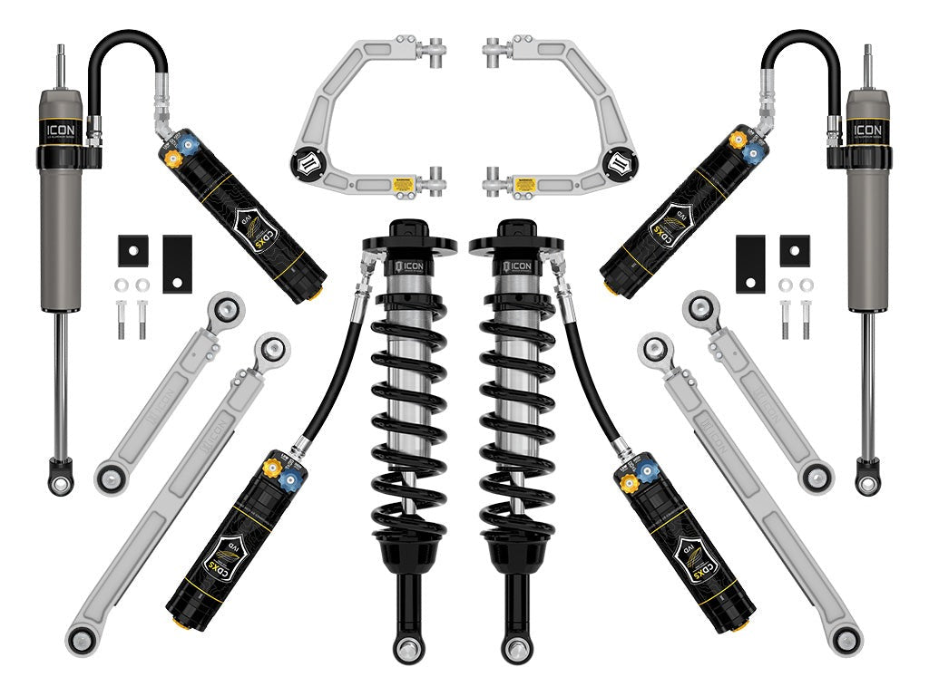 Icon 1.25-3.5" Stage 10 Suspension System w/Billet CDXS Kit for 2022-2025 Toyota Tundra 4WD Full Hybrid EV Gas