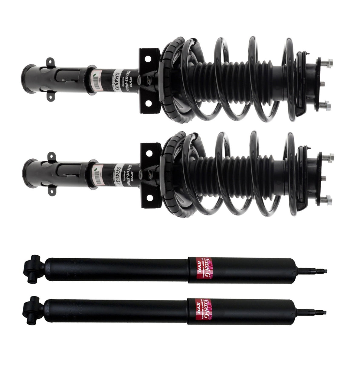 KYB Strut-Plus Front and Excel-G Rear Kit SR4533, 349026