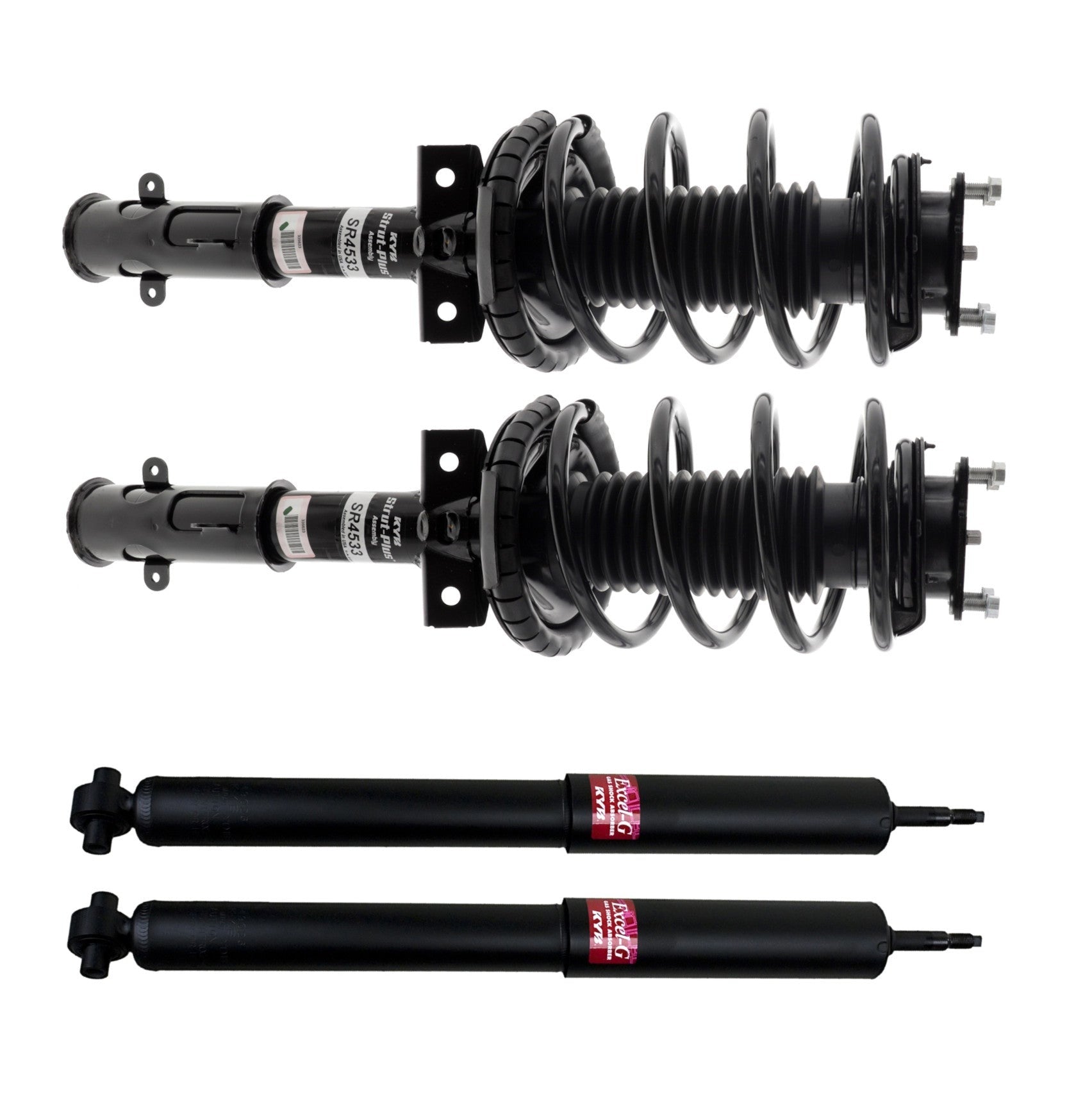 KYB Strut-Plus Front and Excel-G Rear Kit SR4533, 349026