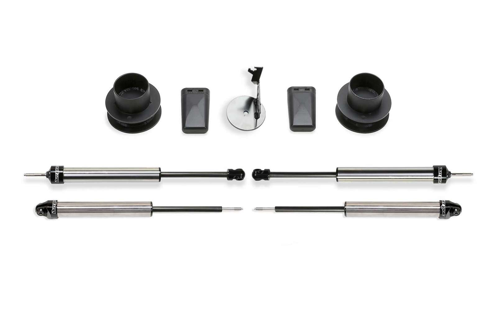 Fabtech 2.5" Coil Spacer Lift Kit w/Dirt Logic 2.25 Shocks for 2019-2024 Ram 2500 4WD w/2.5" lift