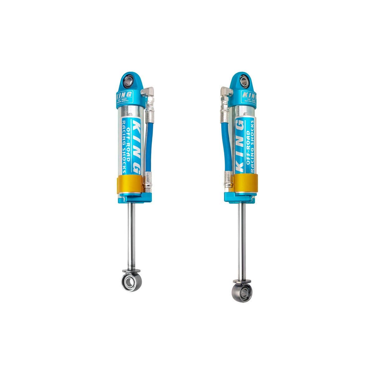 King 25001-153 Rear 2.5 Piggyback Hose Res. Shock (Pair) Toyota Tacoma (6 Lug)