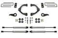 Fabtech 3.5" Uniball UCA Lift Kit w/Dirt Logic 2.25 Shocks for 2020-2024 GMC Sierra 3500 HD 4WD w/3.5" lift