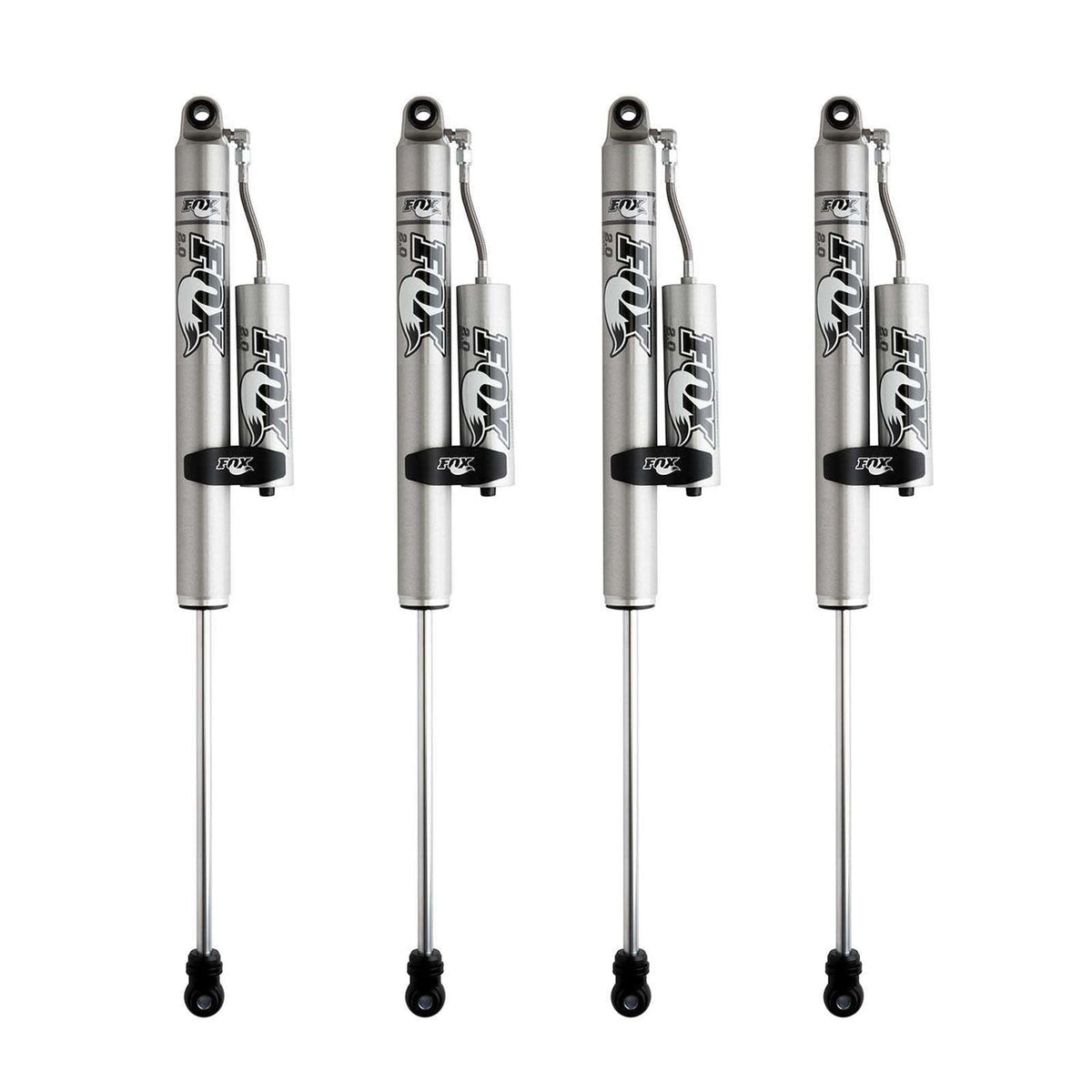Fox 2.0 Performance Series Shocks w/ Reservoir Set for 2005-2016 Ford F450 Super Duty 4WD RWD Cab & Chassis