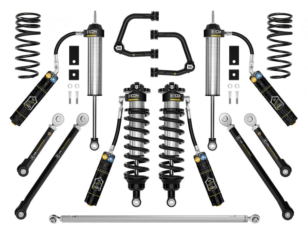 Icon 3-4.25" Stage 2 3.0 Suspension System CDXS Tubular Kit for 2023-2025 Toyota Sequoia 4WD TRD Pro