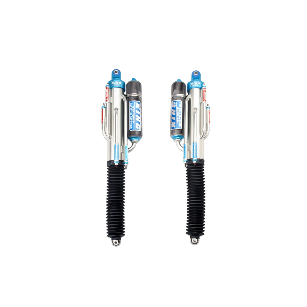 King 30001-404 Rear 3.0 Bypass Piggyback Shock w/Performance Fin Res. (Pair) Ford F150 Raptor 4WD