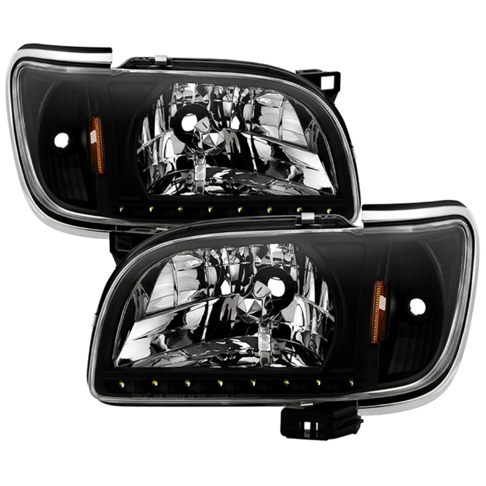 1 Piece Crystal Headlights Fits 2001-2004 Toyota Tacoma