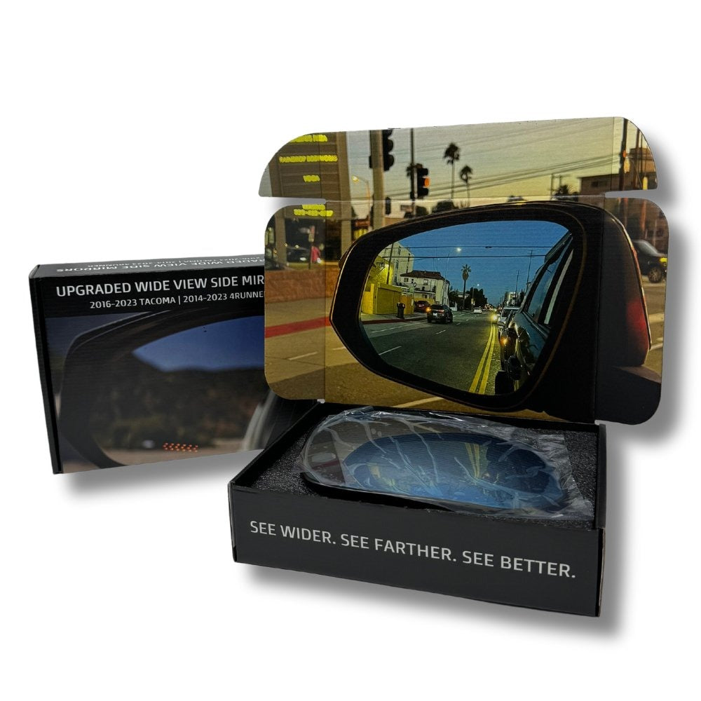 Upgraded Wide View Side Mirrors fits 2024+ Toyota Tacoma