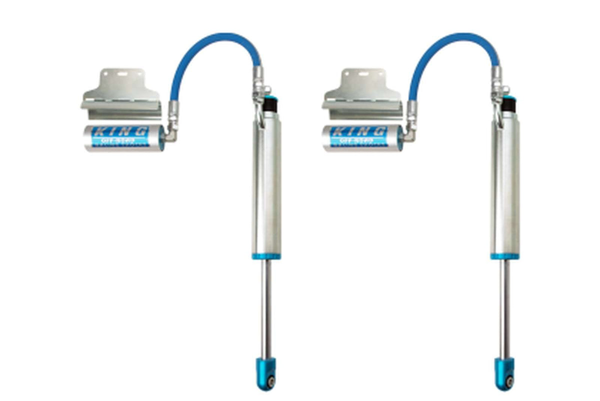 King Shocks 2.5 Performance w/ Remote Reservoir Shocks Rear Pair for 2005-2023 Toyota Tacoma 6 Lug 4WD