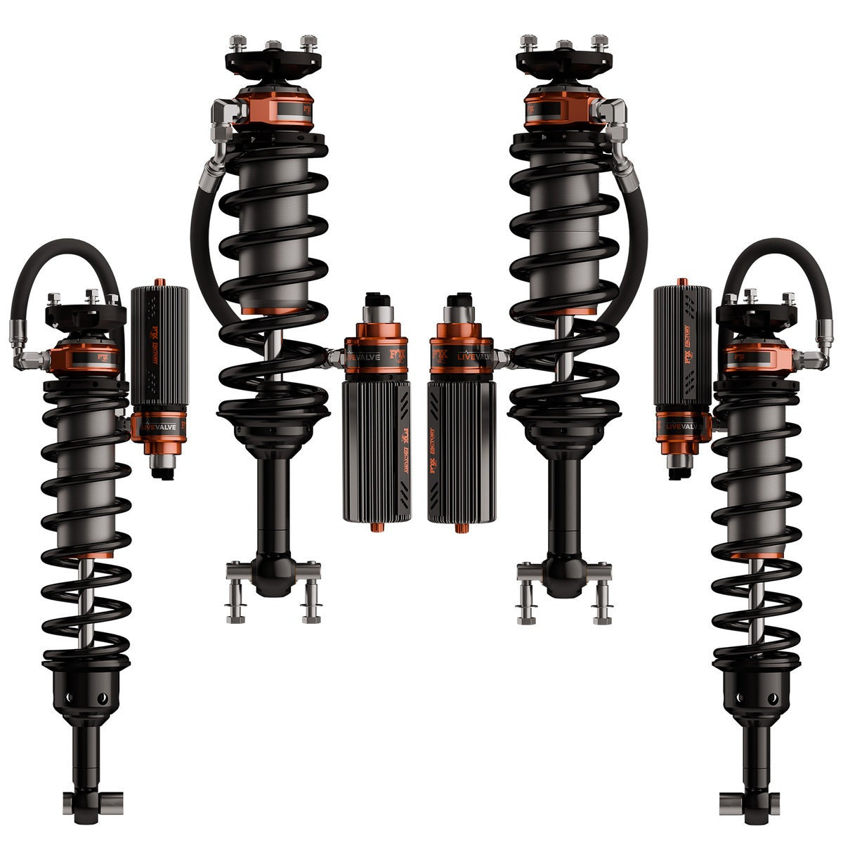 FOX 883-06-249 Front and Rear Factory Race Coil-Over Reservoir Shock - Adjustable