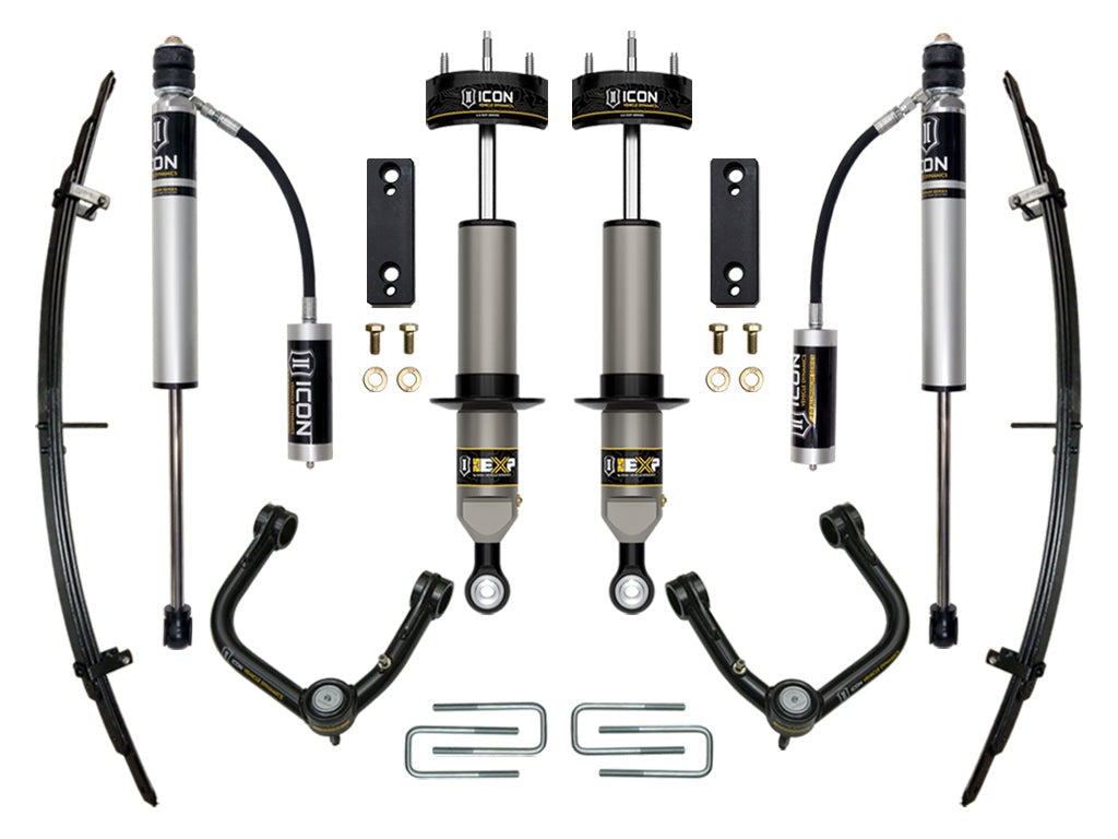 Icon 0-2" Suspension System Stage 3 Tubular Kit for 2005-2023 Toyota Tacoma 4WD
