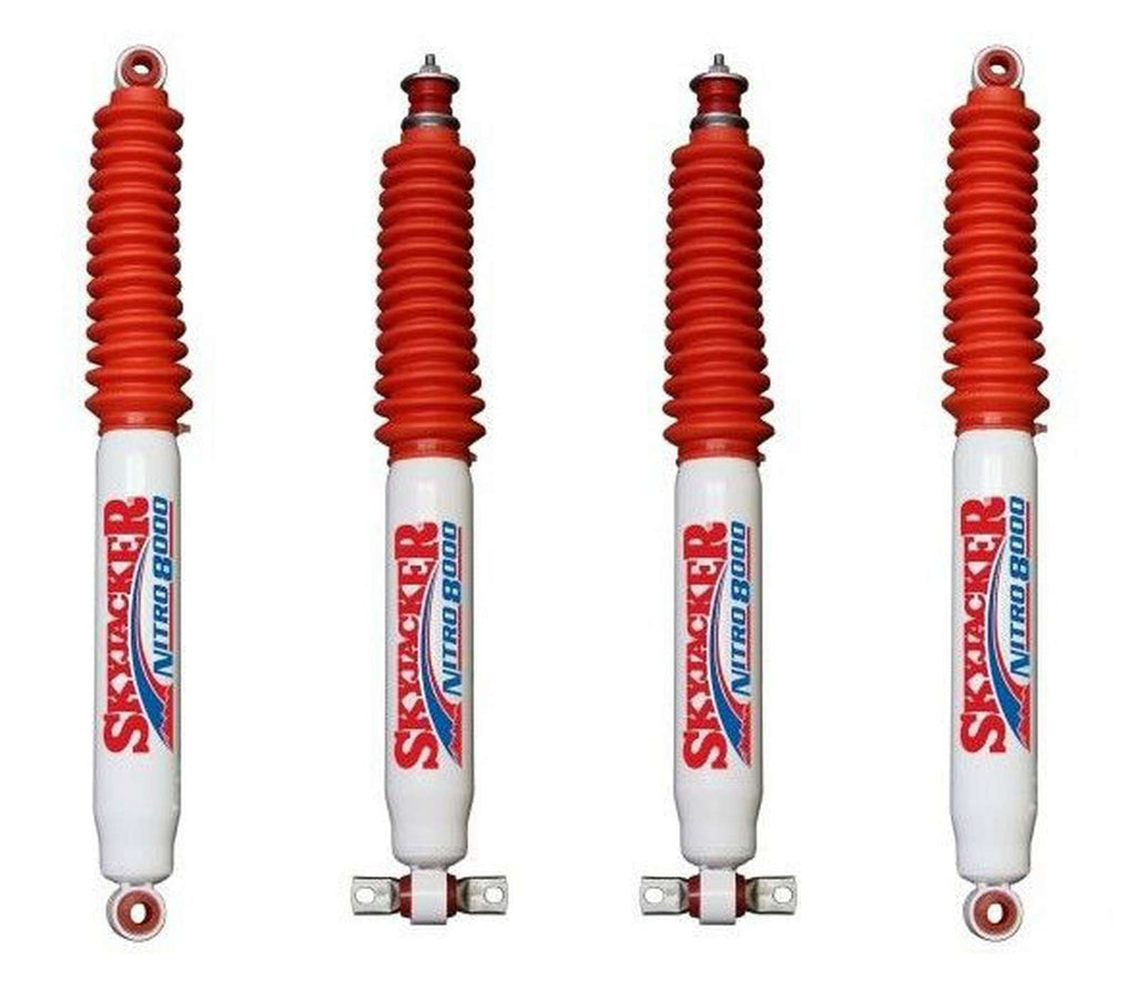 Skyjacker N8000 Nitrogen Gas Shocks Set for 1993-1998 Jeep Grand Cherokee 4WD RWD