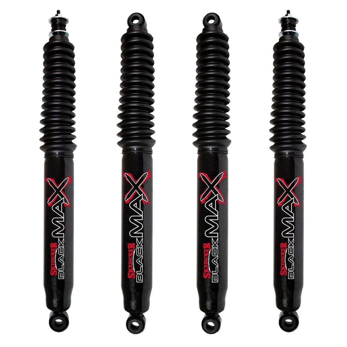 Skyjacker Black MAX Hydro Shocks Set for 1978-1979 Ford Bronco 4WD w/6" lift